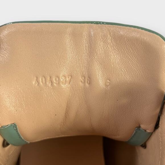 Gucci GG Supreme Monogram Patent Womens High Top Sneakers Size 36 - Picture 6 of 16